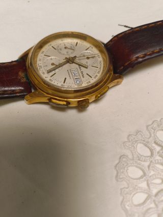 Cronografo Jules Delas Oro Marrone