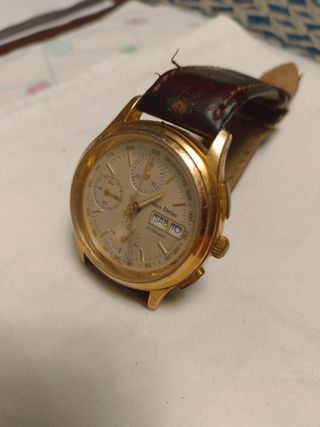 Cronografo Jules Delas Oro Marrone