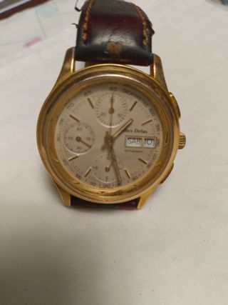 Cronografo Jules Delas Oro Marrone