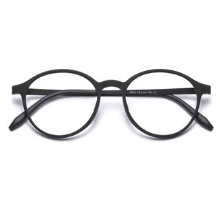 Gafas Negras Montura Redonda Titanio graduadas