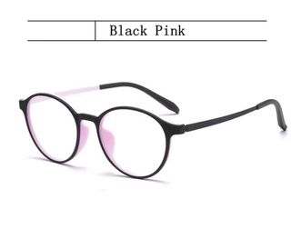 Gafas Negras Montura Redonda Titanio graduadas