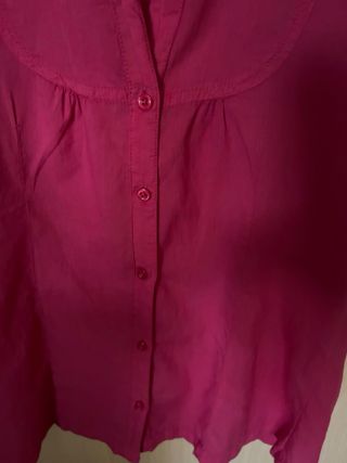Camisa Fucsia Bershka Nudo