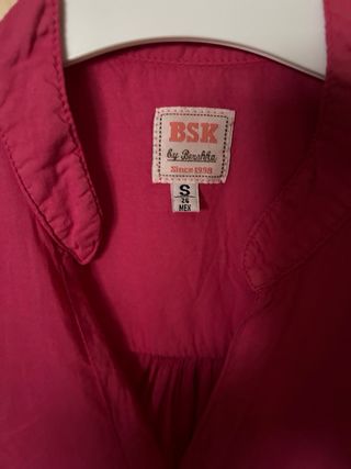 Camisa Fucsia Bershka Nudo