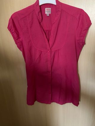 Camisa Fucsia Bershka Nudo