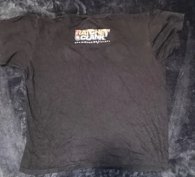 Camiseta Negra Ratchet&Clank