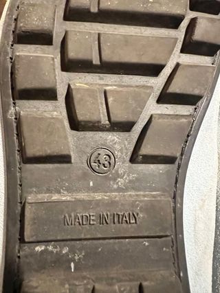 Scarpe CARMEN celesti scamosciate uomo 43