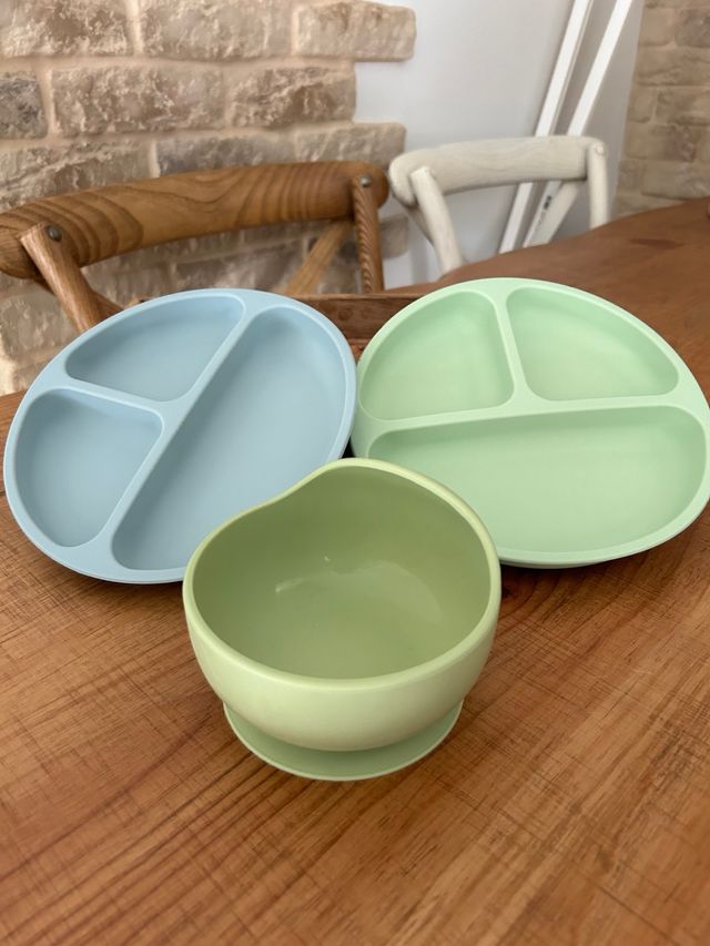 Platos y Bol para BLW