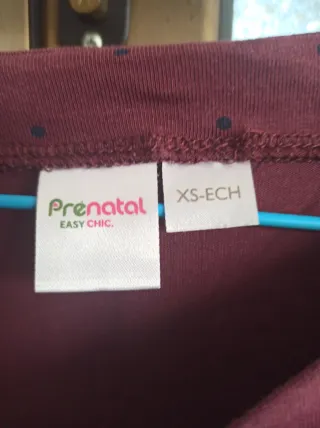 Camiseta lactancia XS Prenatal manga larga