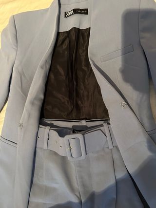 Conjunto Zara Azul Grisáceo Talla M