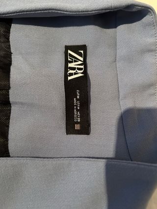 Conjunto Zara Azul Grisáceo Talla M