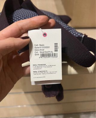 Borsa Kipling Alvar pois viola