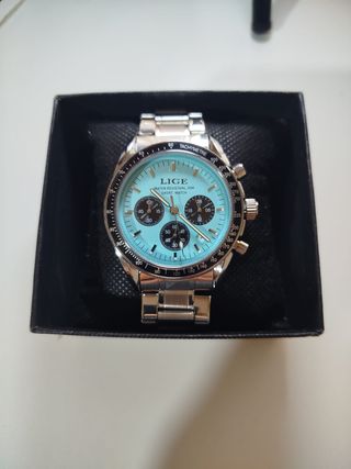 Reloj Sky Blue   Speedmaster cronógrafo