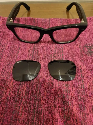 Lentes Ray Ban Meta Wayfarer color Oscuro