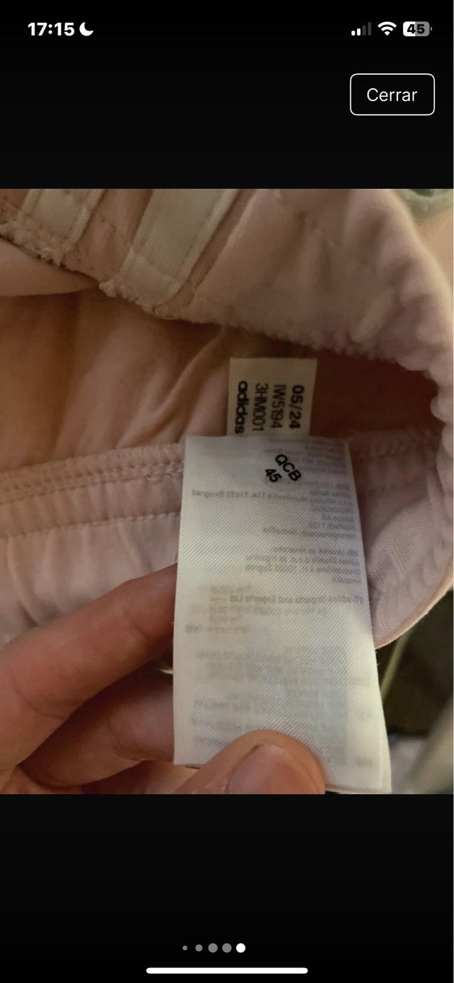 pantalón chándal de Adidas rosa