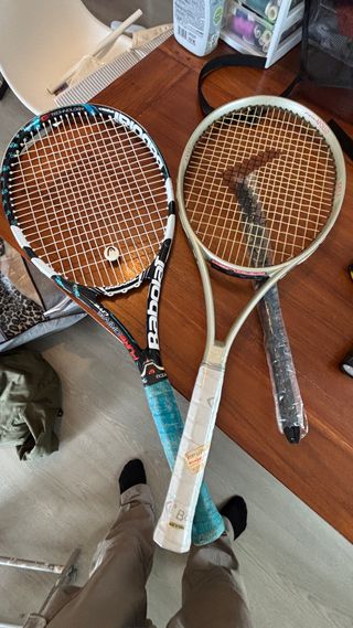 2 Raqueta Tenis Boomerang y Babolat Pure Drive