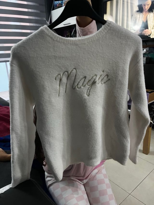 Jersey Blanco con Bordado Magic