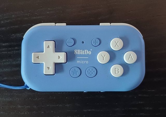 Gamepad 8BitDo Micro Azul - Como Novo
