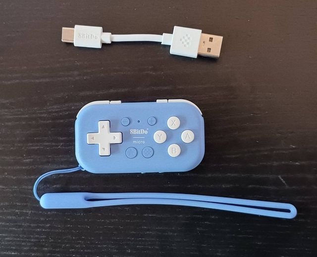 Gamepad 8BitDo Micro Azul - Como Novo