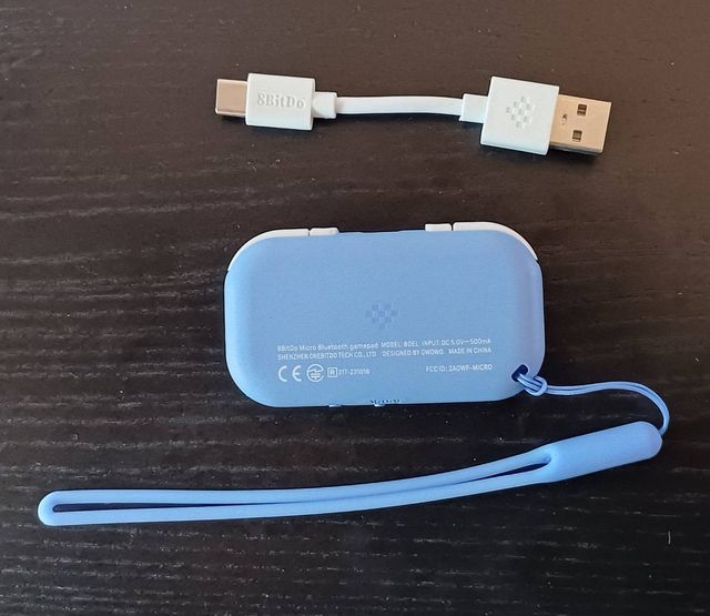 Gamepad 8BitDo Micro Azul - Como Novo