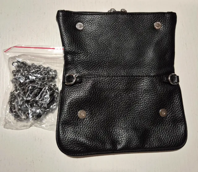 Borsa nera con catena