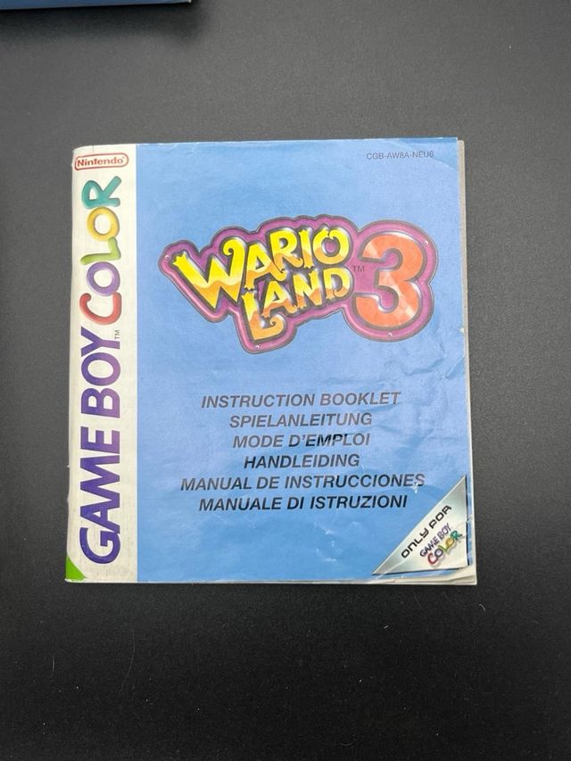 Wario Land 3 Game Boy Color - Completo