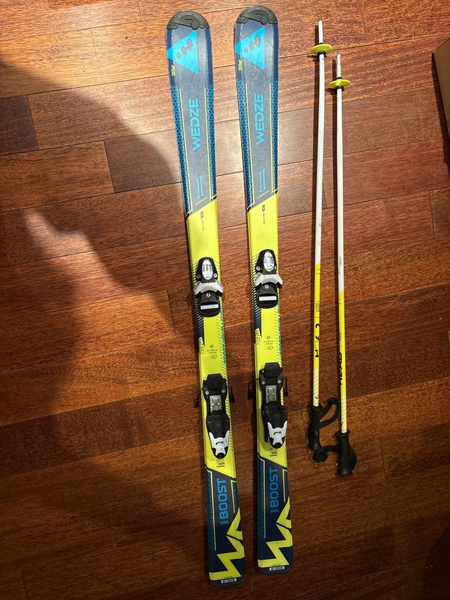 Esquís Wedze 140cm + Bastones Head 105cm