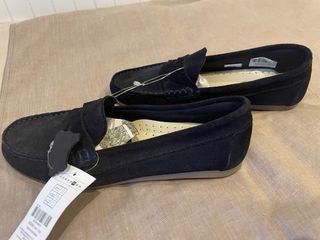 Mocasines niño ante azul. TEX. T37