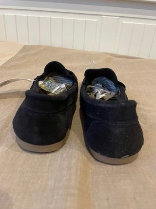 Mocasines niño ante azul. TEX. T37