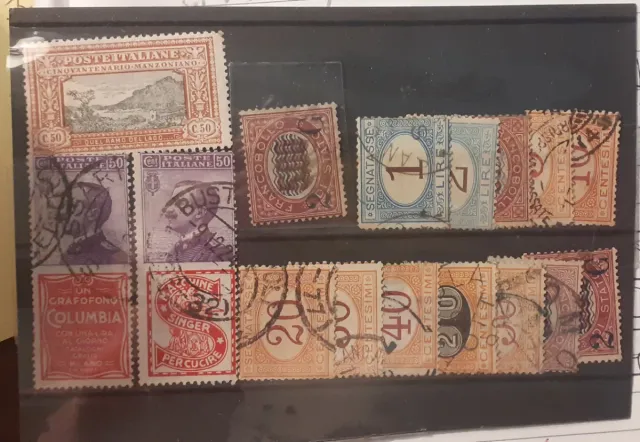 16 Francobolli Regno d'Italia
