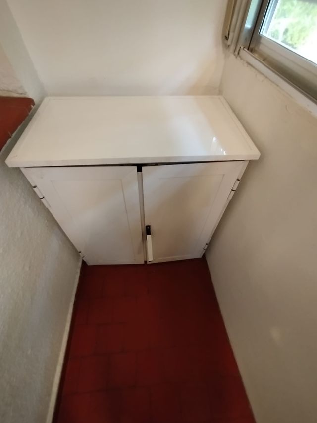 Armario auxiliar madera blanco