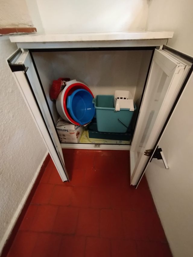 Armario auxiliar madera blanco