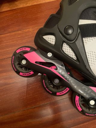 Patines en línea Rollerblade mujer rosa