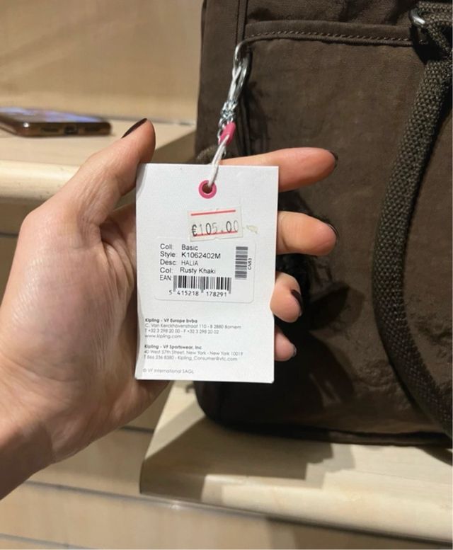 Borsa Kipling Haila marrone