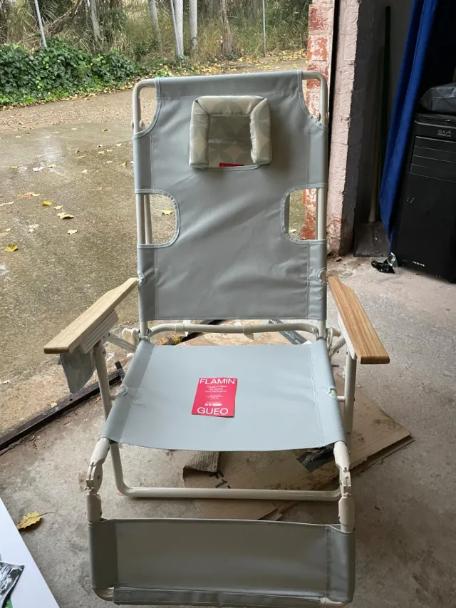 Silla de playa plegable Flamingo