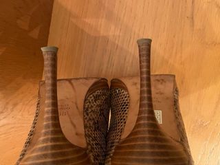 GLORIA ORTIZ -Zapatos tacón estampado serpiente 38