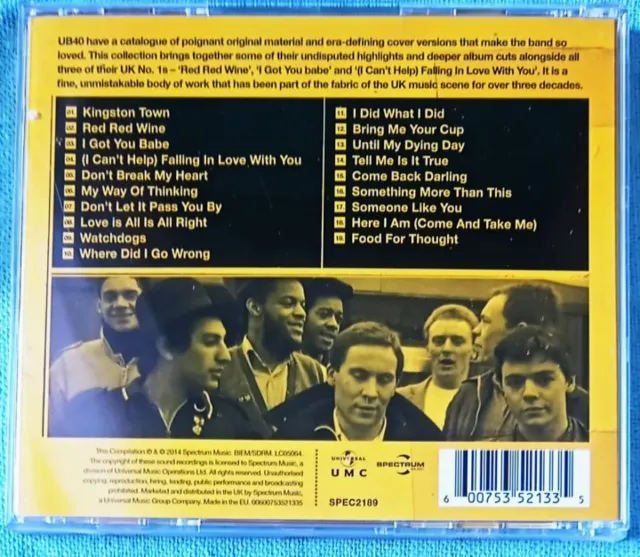 UB40 Red Red Wine The Collection cd