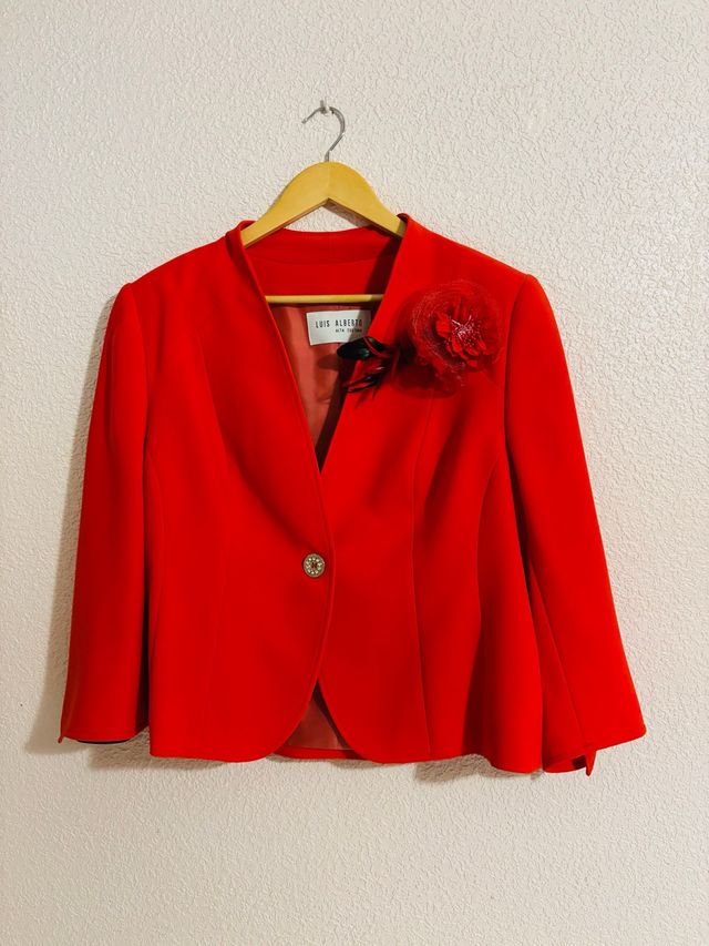 Chaqueta Luis Alberto Roja Mujer