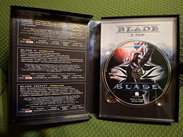 Blade Trilogy DVD edizione speciale italiana 5 dvd