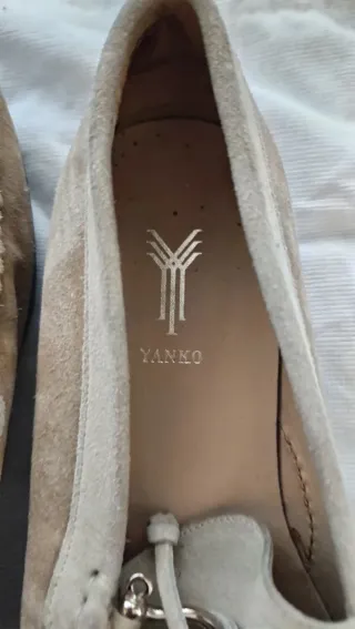 Mocasines de mujer beige