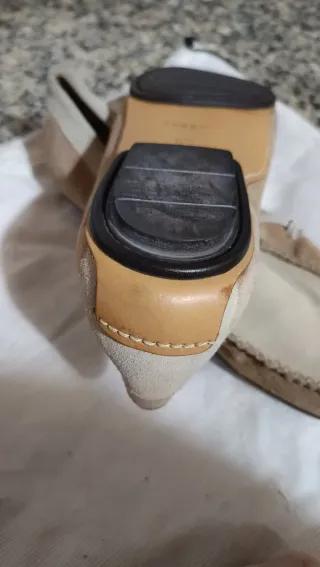 Mocasines de mujer beige