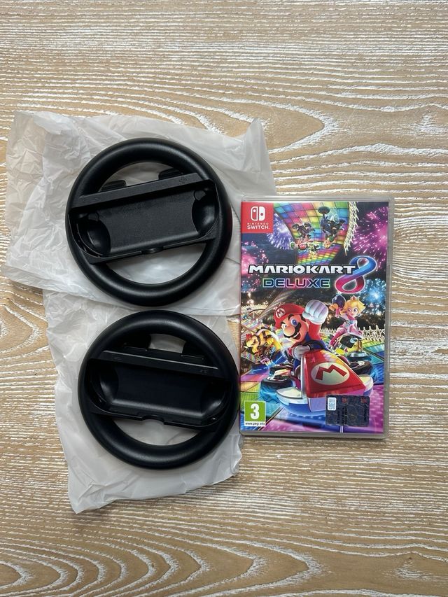 Mario Kart 8 Deluxe + Volantes Switch