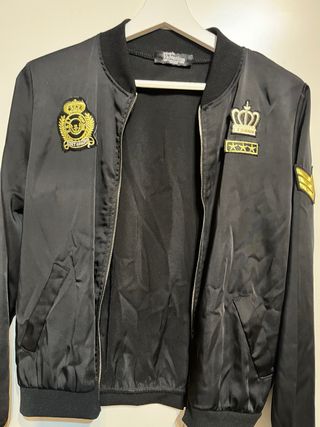 Chaqueta Bomber Valentina Negra