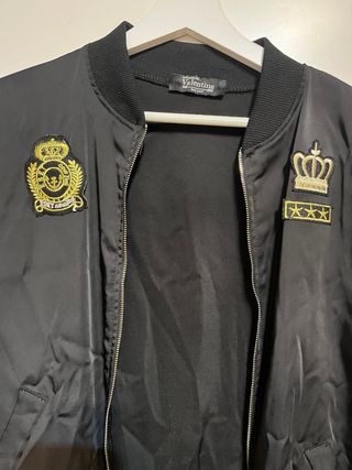 Chaqueta Bomber Valentina Negra