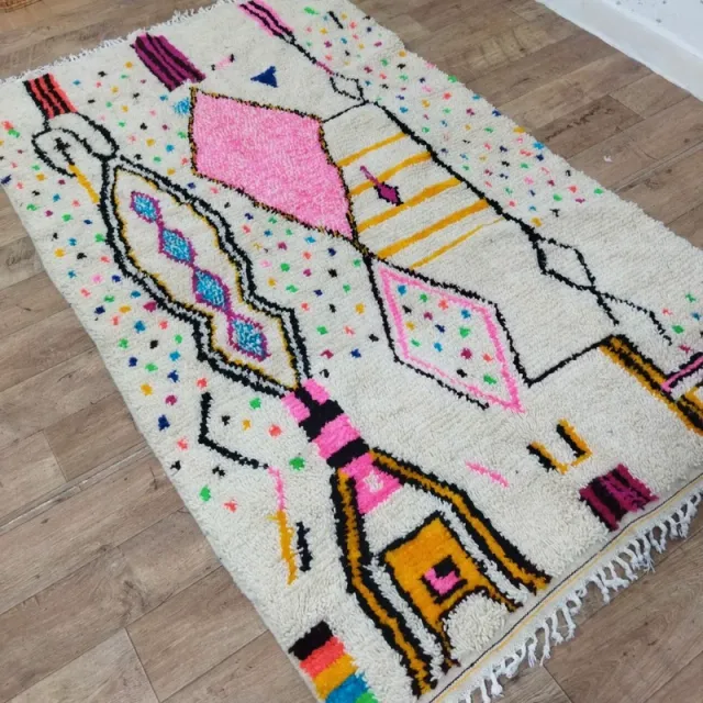 Alfombra Artesano de lana tejida a mano