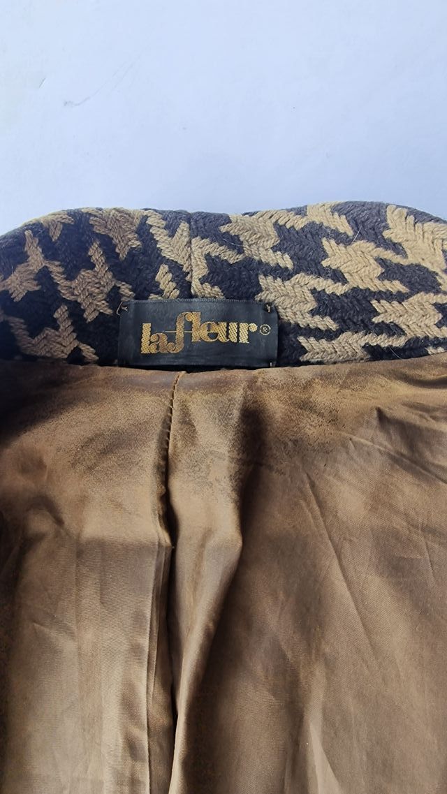 Giacca vintage pied de poule taglia 42