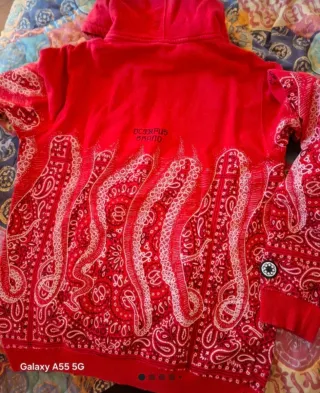 Felpa Octopus Rossa Taglia M