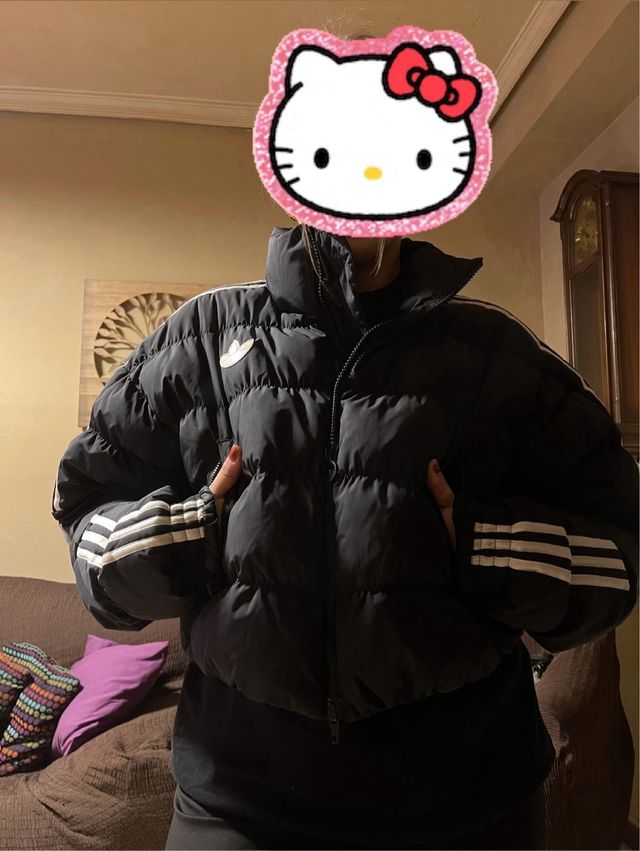 Plumas Corto Adidas Negro