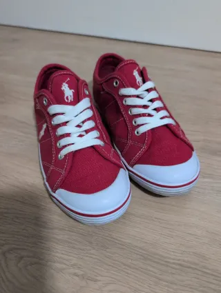 Bambas Polo Ralph Lauren Talla 36.5 Rojas