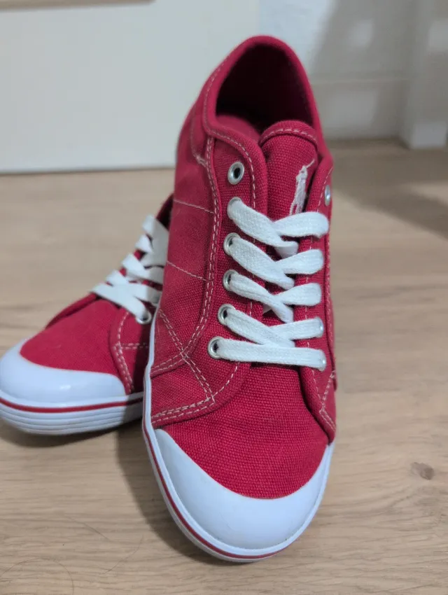 Bambas Polo Ralph Lauren Talla 36.5 Rojas