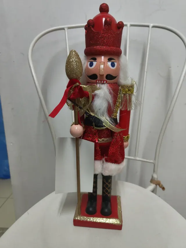 Muñecos cascanueces navideños 38cm